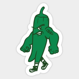 Fighting Okra Sticker